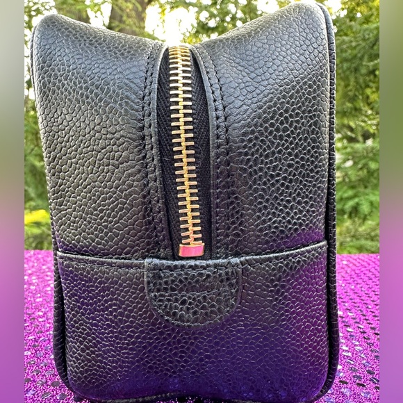 🖤Rare Chanel caviar, vintage vanity, cosmetic, toiletry bag - Picture 3 of 16